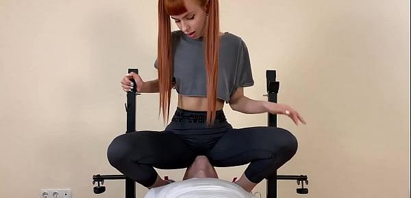  Pussy Worship in Yoga Pants by Pigtailed Stepsister Kira and Her Subby Stepbrother
